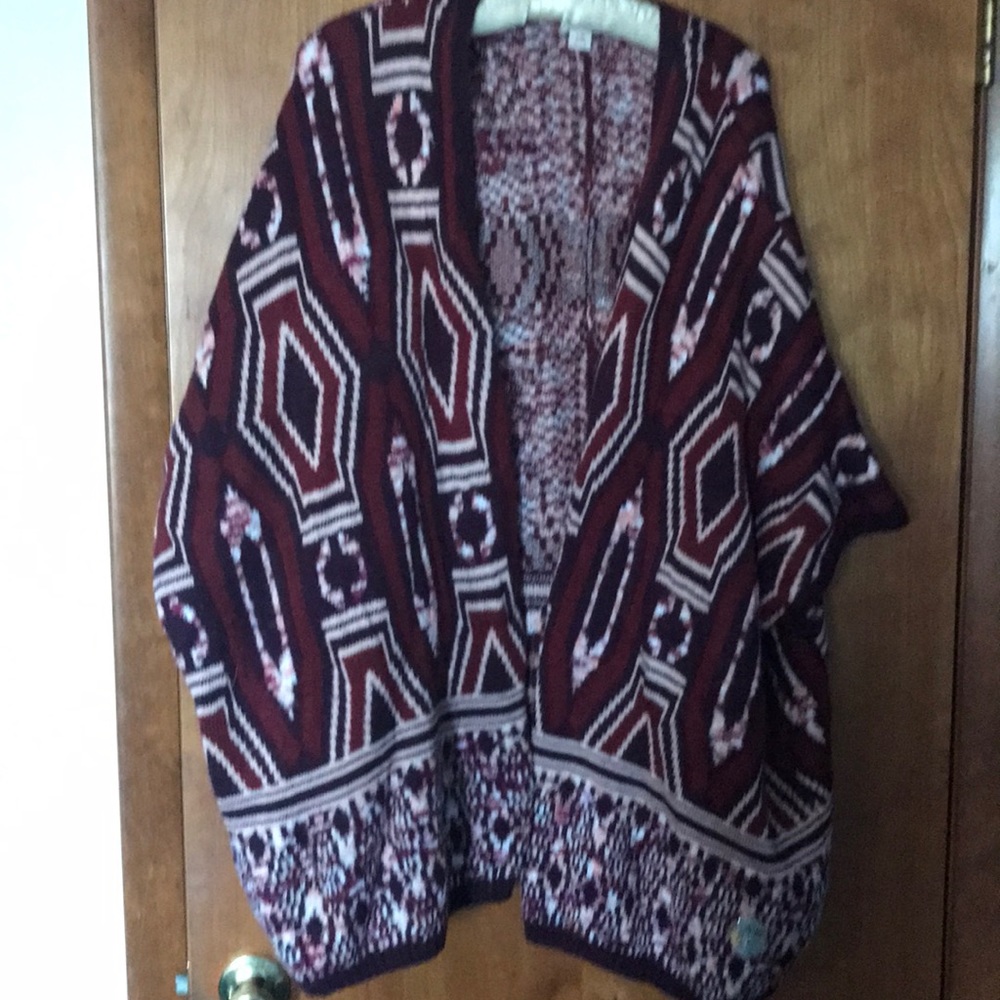 Mossimo wrap sweater cape combo. Supercute. L/Xl.